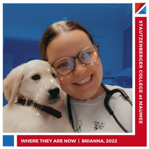Where They Are Now - Brianna Stricklen Veterinary Technician