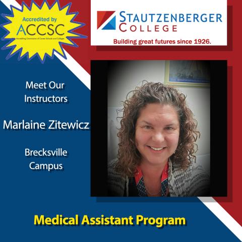 Marlaine Zitkewicz, NRCMA, Medical Assistant Program Chair- Brecksville Campus