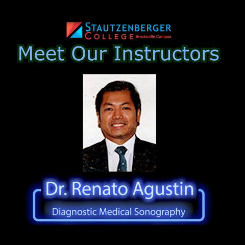 Meet Our Instructor - Dr. Renato Agustin 